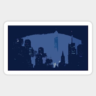 Abstract City Landscape Magnet